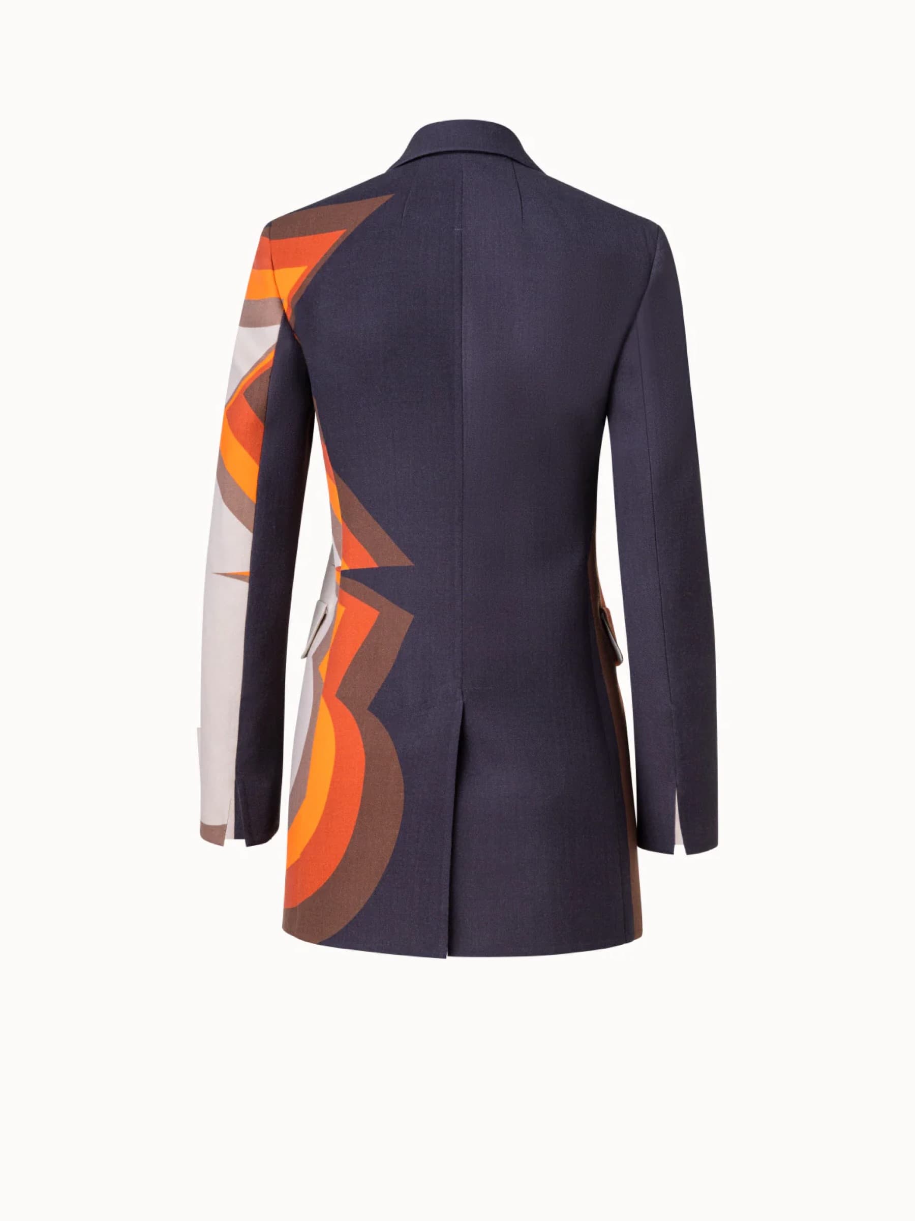 Blazer stampa geometrica, retro - Akris