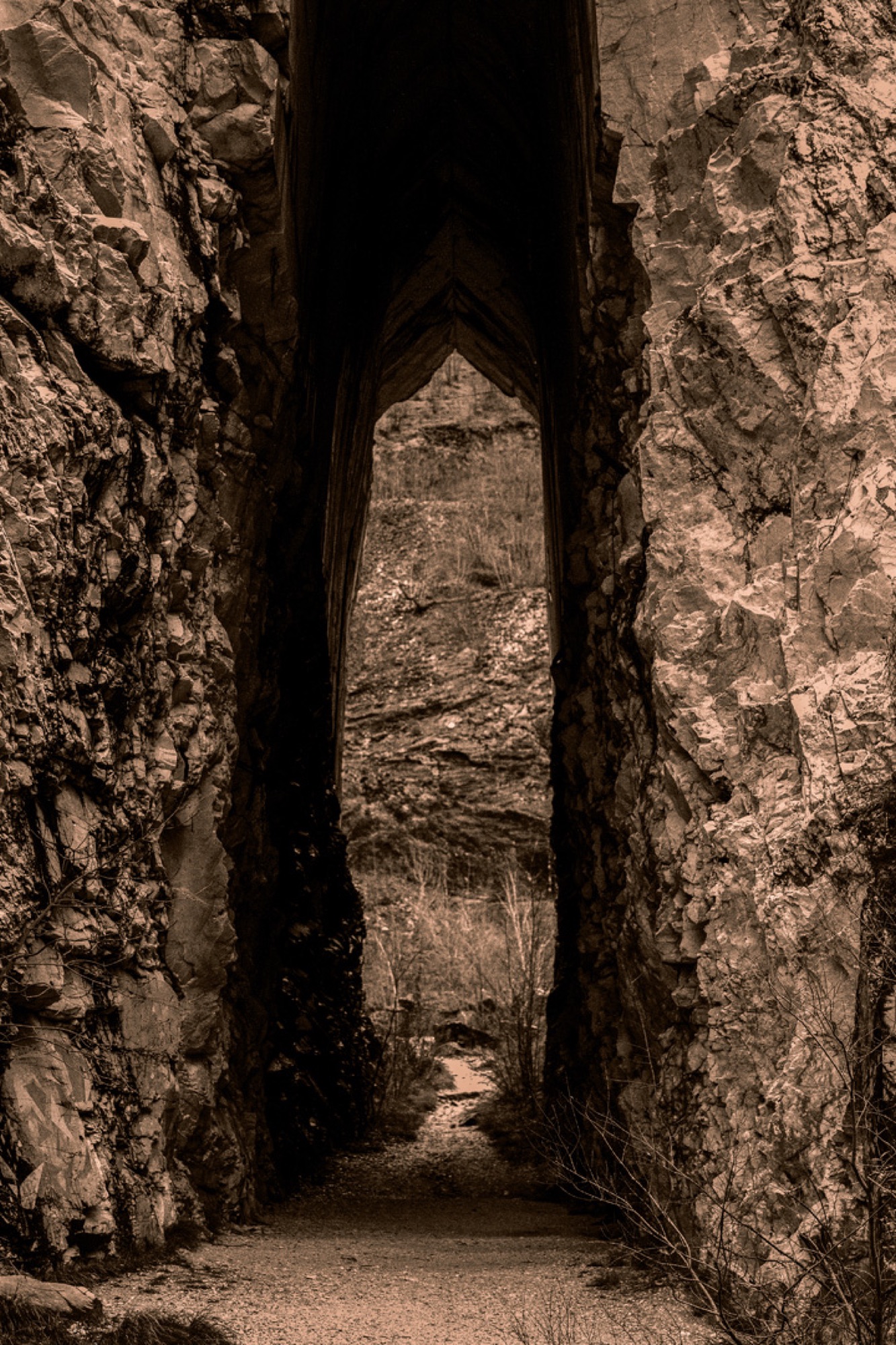 Model Forte dei Marmi Quarries, shooting, yellow, sepia, marble, cave, rocks, mountains, alpi apuane.